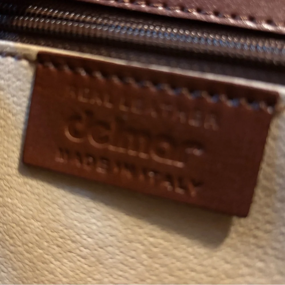 Elegant Brown Leather Briefcase